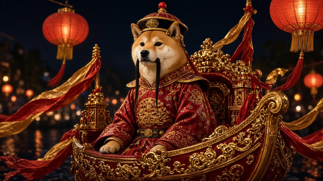 Chinese Inu parade float